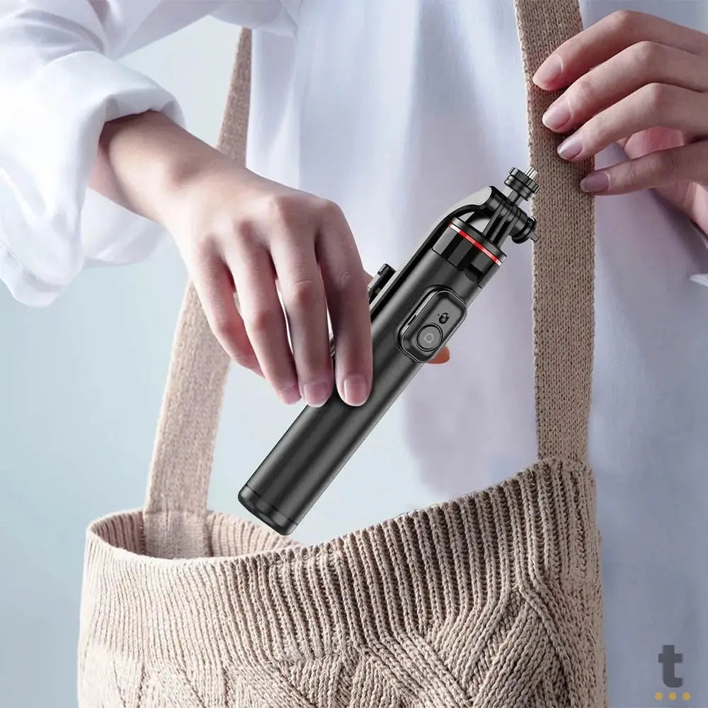 Bastão de Selfie / Tripe Para Smartphone C/ Controle Remoto Tomate - MZP-304 Truedata